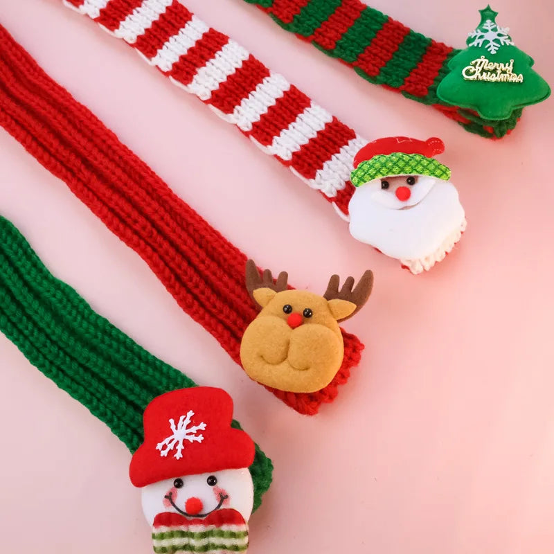 Pet Knitted Christmas Scarf