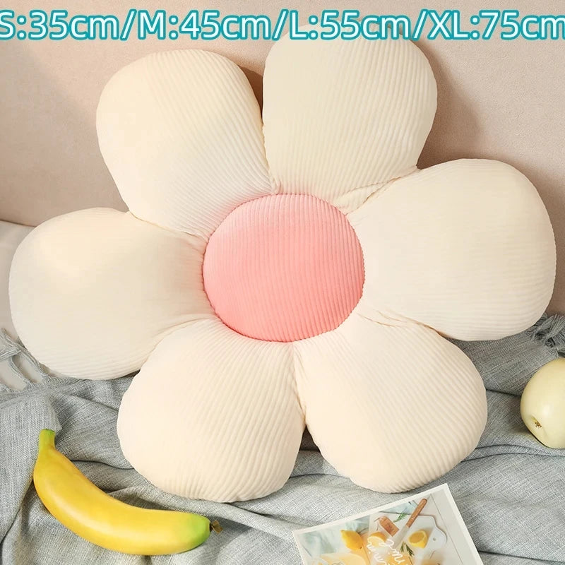 40cm colorful sunflower pillow, petal cushion