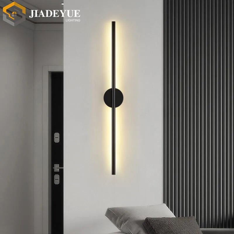 Modern led long wall lamp Nordic minimalist living room