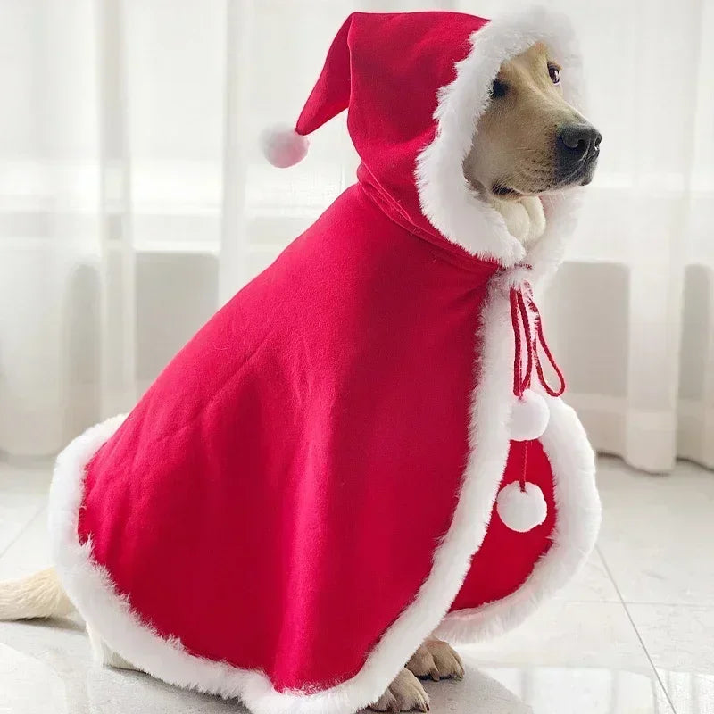 Christmas Dog Trench Cloak Samoyed Husky Labrador Golden Retriever