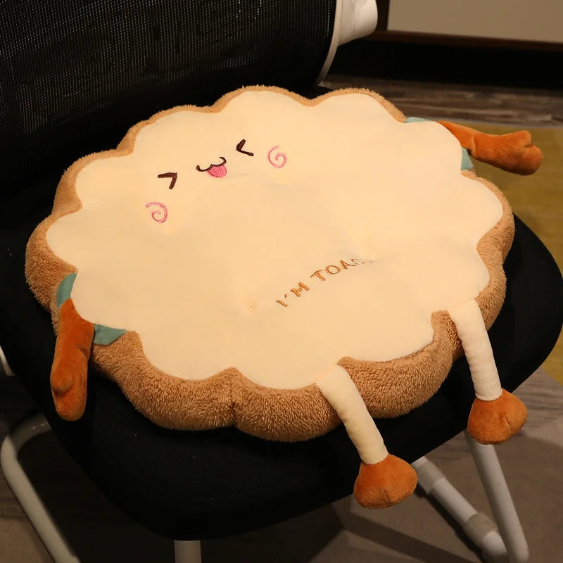 1pc Simulation Bread Toast Cushion