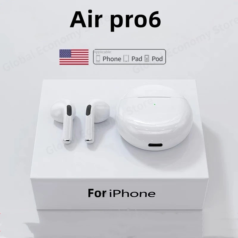 NEW Original Air Pro 6 TWS Wireless Headphones Fone Bluetooth Earphones