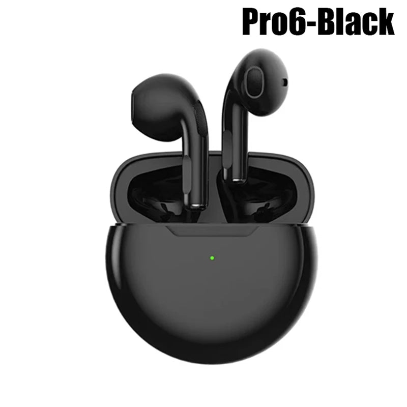 Air Pro 6 TWS Wireless Bluetooth Headset 5.3 Headphone Mini Earphone with Mic