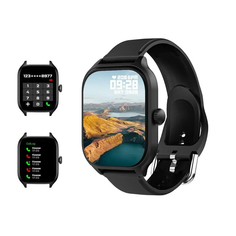 Smartwatch Dial to Answer Calls Calorie Tracking Heart Rate Blood Oxygen Monitoring